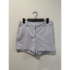 NEW Loft Riviera Shorts Womens 30"** Seersucker Striped Cotton Stretch Travel